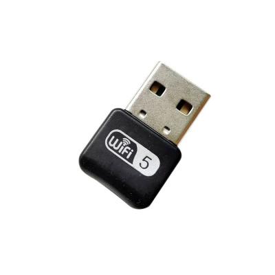 China Mini USB wifi dongle ac 600M usb wifi adapter wifi 5 dongle wireless network free driver for sale