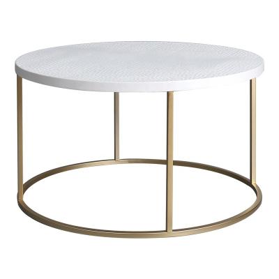 China Modern Luxury Modern White Coffee Table Living Room Furniture End Table Side Tables for sale