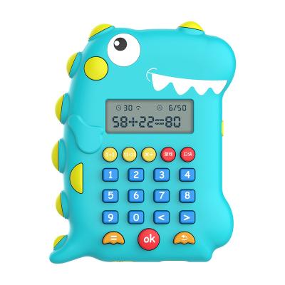 China House. Hot Sale School SUPERBOARD Dinosaur Style Kids Early Education LED Math Oral Calculation Trainer Toy with Rechargeable Battery for sale