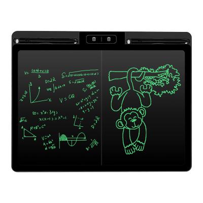 China SUPERBOARD high bright hot sale 16 inch split screen blackboard LCD writing tablet with two delete buttons. for sale