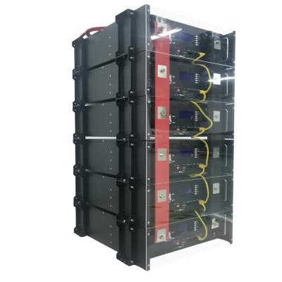 China Home Applications 19 Inch Rack Mount LiFePO4 Battery Pack 5kW Smart BMS Energy Storage Battery Rack Mounted UPS 48V Lithium 100Ah 200Ah for sale