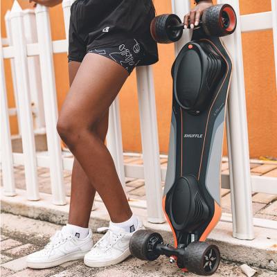 China Youth 15Km Long Range Mountainboard Electric Road Electric Skateboard All Terrain Wheels Electric Skateboard Scooter for sale