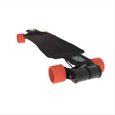 China Youth Custom Best Quality Flat Board Electric Skateboard Deck 32mile/51km Chain Carbon For Adult (Four Wheel) Dragon Skateboard OEM for sale