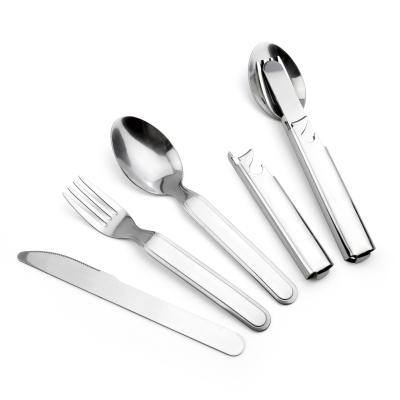 China Sustainable 4 Pieces Ware Cutlery Table Cutlery Sets Tableware Stainless Steel With Opener Customize OEM for sale