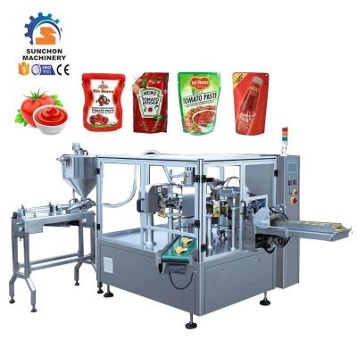 China Liquid Multifunctional Food Tomato Ketchup Paste Paste Premade Bag Packaging Doypack Packing Machine China for sale