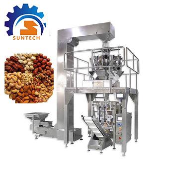 China Automatic Vertical Peanuts Cashew Nuts Food Grain Filling Sealing Packaging Machine for sale