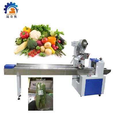 China Food Fresh Vegetable / Fruit Automatic Flow Packing Machine Noodle Chocolate Pie / Cookie for sale