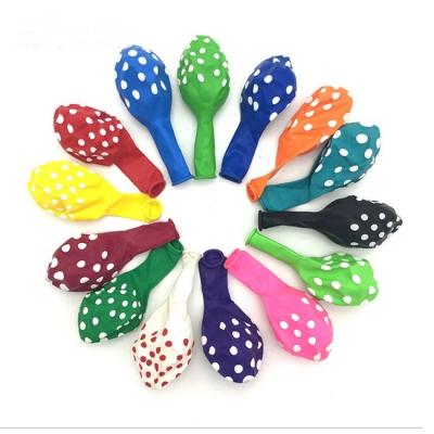 China 2018 Promotional Toy Hot Sale 12 Inch 2.8g Latex Balloon Party Polka Dot for sale