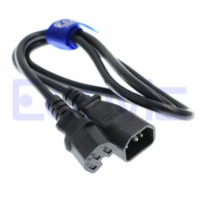 China c13 c14 home appliance IEC 320 power extension cable for PDU UPS 1M for sale