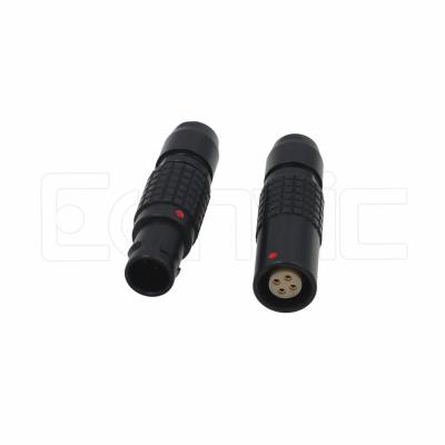 China audio & FGG PHG 0B 1B 2B 4 Terminal 5 Pin Male Female Connector Black Rose-gold Visual White Gold Blue Color for sale