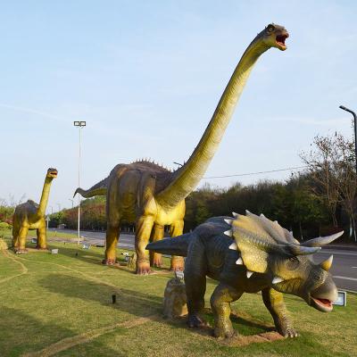 Chine Modèles réalistes de Dino Park Life Size Dinosaur de sculpture en dinosaure en métal d'amusement à vendre