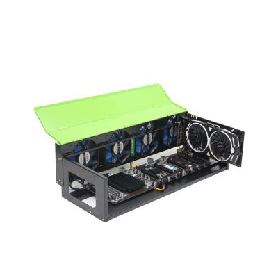 China Server 8 Card Platform Graphics Card Workstation supports 1660s, 2060s, 3060, 3070, 3080 and other graphics card platforms for sale