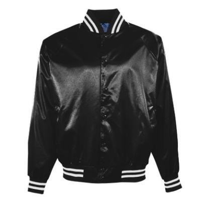 China Wholesale 100% Polyester Satin Breathable Satin Custom Jacket Baseball Jackets For Women Mens for sale