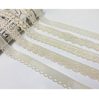 China Fashion Kids Cotton Embroidery Lace Trimming 100% Sustainable Cotton Lace Embroidery for sale