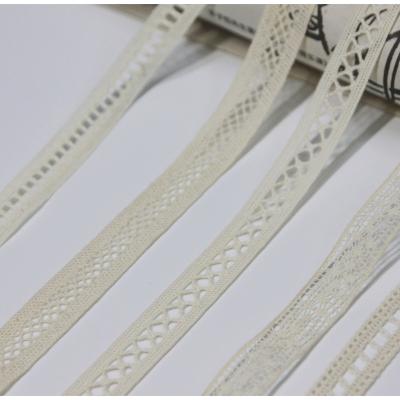 China Sustainable Embroidery Lace Trim Custom Eyelet Lace Trim Cotton Lace for sale