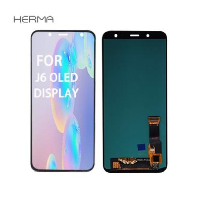 China Hot Sale For Samsung j6 LCD Display For Samsung For Galaxy j6 Screen Mobile Phone J6 OLED LCDs for sale