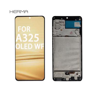 China LCD Screen For Samsung Galaxy a325 OLED Mobile Phone With Frame A325 OLED WF Touch Screen for sale