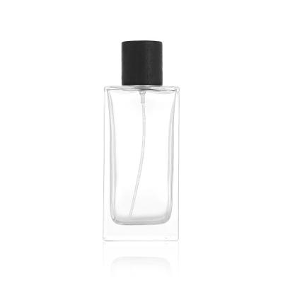 China Cylinder Cosmetic Luxury Refillable Spray Empty Glass Bottle For Men And Women 100ml Perfume Bottle for sale