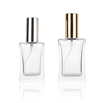 China New Design Cosmetic Cylinder Glass Round Bottle Perfume 30ml 50ml Cologne Bottles For Men With Cap for sale