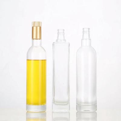 China Various Widely Used Popular Food Factory Sale Product Glass Custom Empty Olive Oil Bottle for sale