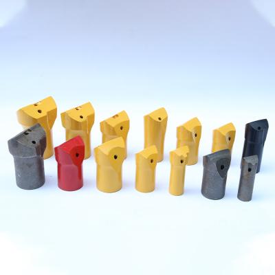 China Building Material Shops 11degree 40mm Drill Bits High Efficient Quarry Tapered Carbide Metal Drill Bits for sale