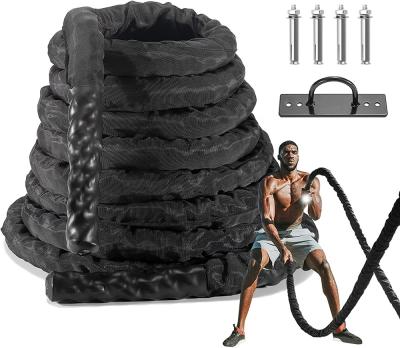 China Commercial Use 38mm (Black Customizable Fitness Battle Rope 1.5