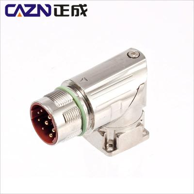 China M23 Connector Automotive Heavy Duty 6pin 8pin Right Angled Plug 923 Connector for sale