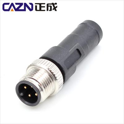 China IP67 Automotive Connector 4 Contact M12 Automotive Terminal Connection With Termination Resistor M12 Connector for sale