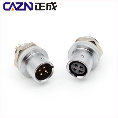 China Automotive Waterproof Panel Mount 2 3 4 5 Pin Receptacle SF10 Push Pull Connector for sale