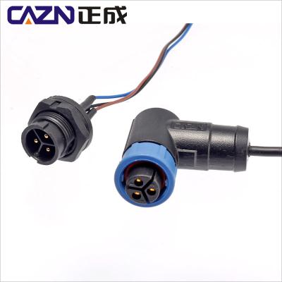 China IP67 Medium Type Automotive Plastic Connector 2 3 4 5 6 7 8 10 12Pin E10 M10 Bayonet Male Female Cable Connector for sale