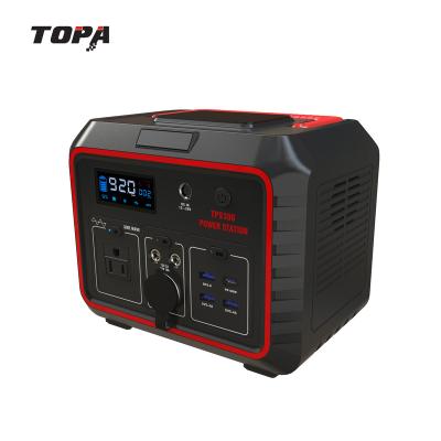 China TOPA Home Solar Generator 110v 220v 300watts 296Wh Outdoor Portable Power Station for sale