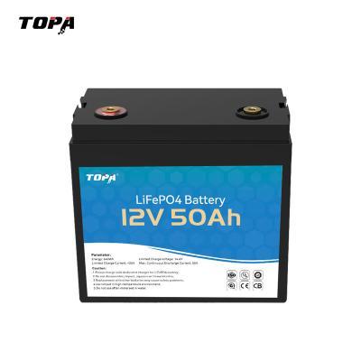 China Energy Storage System TOPA Lifepo4 Grade One Long Cycle Life Lithium Ion Batteries 50ah 12.8v Lifepo4 200ah 100ah Lifepo4 Battery Pack for sale