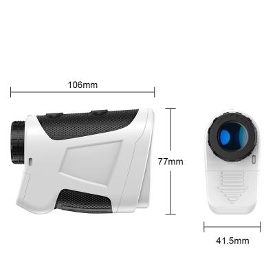 China Wholesale 6x24mm Golf Laser Rangefinder Golf Slope Pinseeking Rangefinder Monocular With Vibrate Storage Distance 106*77*41.5mm for sale