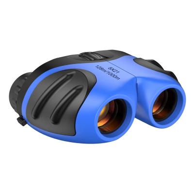 China Portable Plastic+Optic Glass 1000M Children 8X21 Kids Binoculars Gift For Outdoor Nature Watching Bird Watching for sale