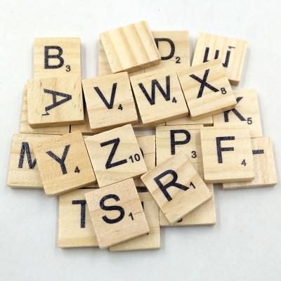 China Eco - Friendly Safety Wooden Train Alphabet Letters For Kids for sale