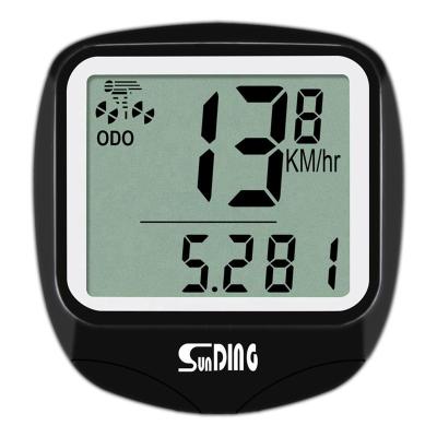 China Smart Speed ​​Sensor Cable Sunding Backlight Wired Rainproof Bicycle Computer Bike Tachometer Cycle Meter Speed ​​Sensor M/H Indoor Outdoor Exercise for sale