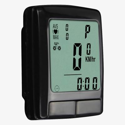 China MTB road bike with cable spokes ebike hot sale computer bicycle stopwatch waterproof bike odometer with heart rate for sale