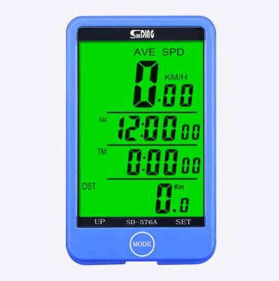 China Wired Speed ​​Sensor Wired Rainproof Bicycle Remote Control Rainproof Tachometer Sunding Odometer Cycle Meter Speed ​​Sensor M/H Indoor Outdoor Exercise for sale