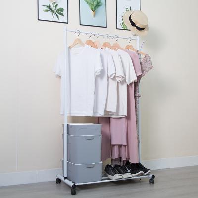 China Heavy Duty Bedroom Coat Rack Coat Hanger Rack Garment Coat Rack On Wheels Hooks for sale