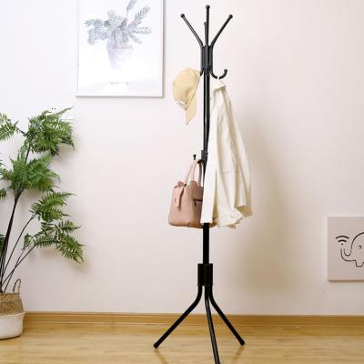 China Heavy Duty Modern European Easy Assemble Metal Tree Shaped Standing Coat Rack Clothes Hat Hanger for sale