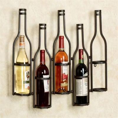 China French American Country Style Home Kitchen Gift Rack Wine Rack Folding Wall Shelf Wine Rack Wine Rack Present Decorative Modern for sale