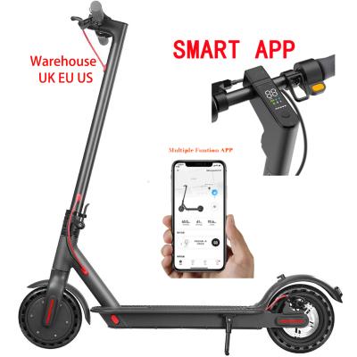 China EU USA Escooter 8.5 Inch 350W Unisex Fast Shipping Adult Electric Scooter With APP Function for sale