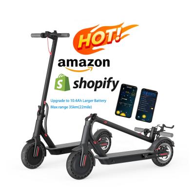 China Free Shipping Best Selling Escooter 350W 10.4Ah Unisex Fast Electric Scooter Folding Long Range 22miles ES850 for sale