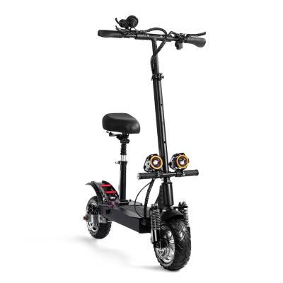 China 2021 Unisex Most Popular Off Road Electric Scooter Dual Motor 3200W 10inch 52V Folding Adult Escooter for sale