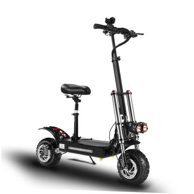 China Mobility E Scooter 5600W Unisex Bottom Double Drive Motor Electric Shock Absorbing Scooter With Seat for sale