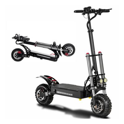 China 5600W Electric Unisex Dual Scooter For Adults 11 Inch Powerful Long Dual Road Tire Motor e Scooter 90-100km Off Road for sale