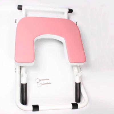 China Stool Indoor Equipment Inverted Material Meditation Yoga Fitness Headstand PU Inversion Yoga Chair Head Folding Chair 51X16X87cm for sale