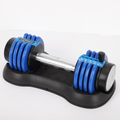 China Custom Durable Heavy Power 25LB Weights Home Gym Workout Equipment Gym Fitness Adjustable Dumbbell Set for sale