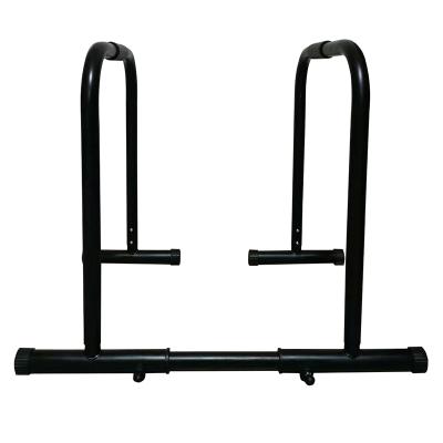 China Universal Dip Station Dip Bar Parallette Lift Up Rack Adjustable Height And Width Pull Up Bar For Home Fitness Equipment for sale