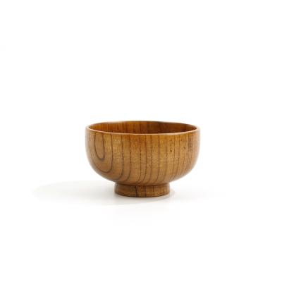 China Hot Selling Cute Sustainable Natural Eco Friendly Biodegradable Wooden Grain Small Bowl for sale